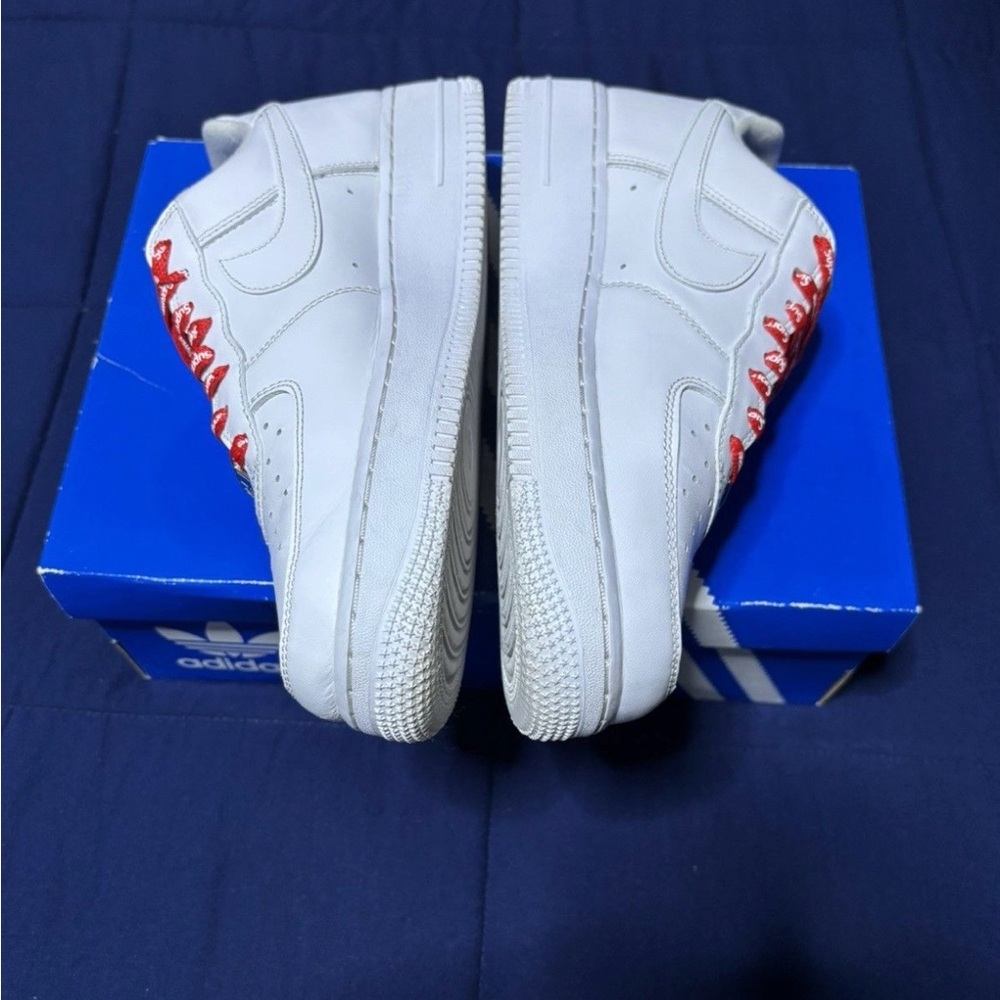Supreme x Air Force 1 Low Box Logo White 2020 Size 8 - Picture 3 of 6